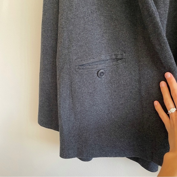 J. Crew Camille Sweater Blazer Shawl Collar Jacket XL merino wool open Sophie - Picture 10 of 12